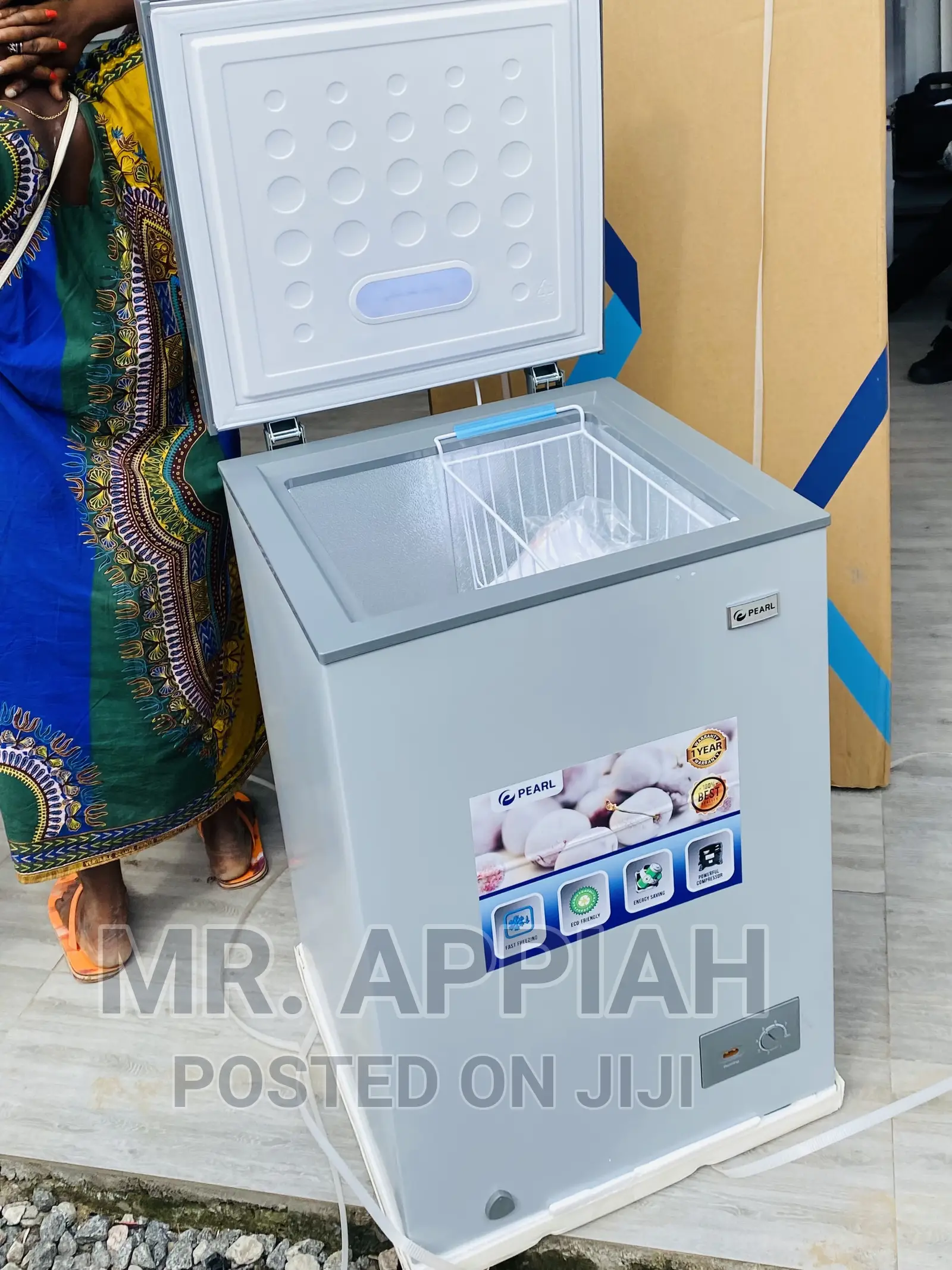 High Quality Pearl PCF-127 (100 Liters) Single Door Freezer