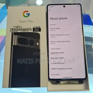 New Google Pixel 7 Pro 128 GB Black