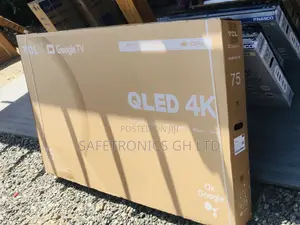 75 Inches Glossy QLED C645 Black Electric TCL Tv 