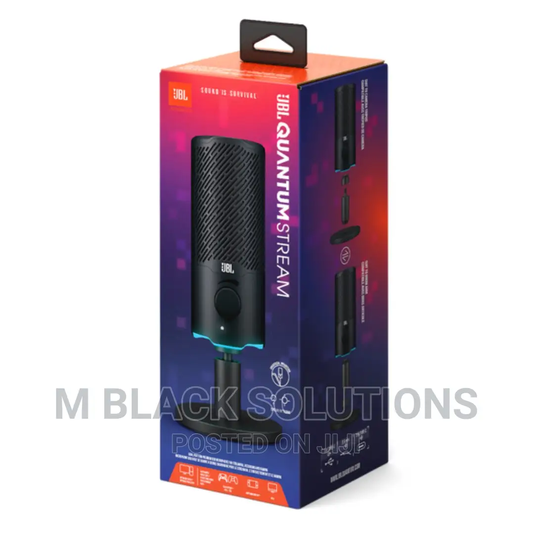 JBL Quantum Stream Dual Pattern USB Microphone