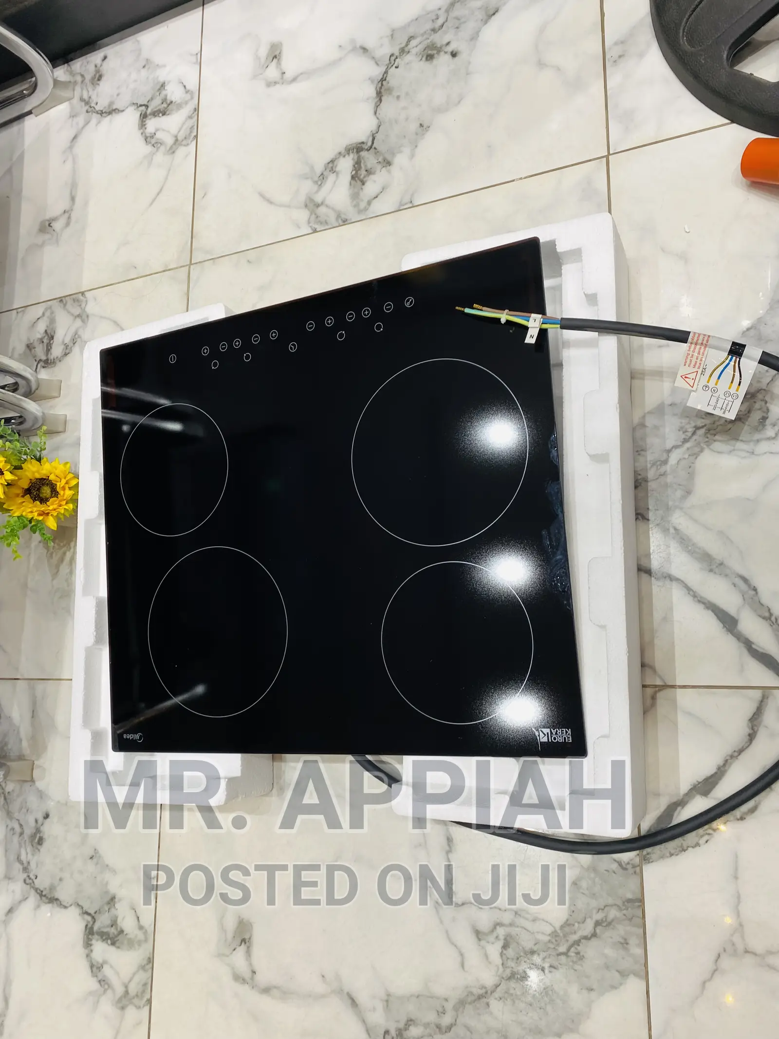 Quality Midea Mc -HF605 4 Electric Burner Top(Black).