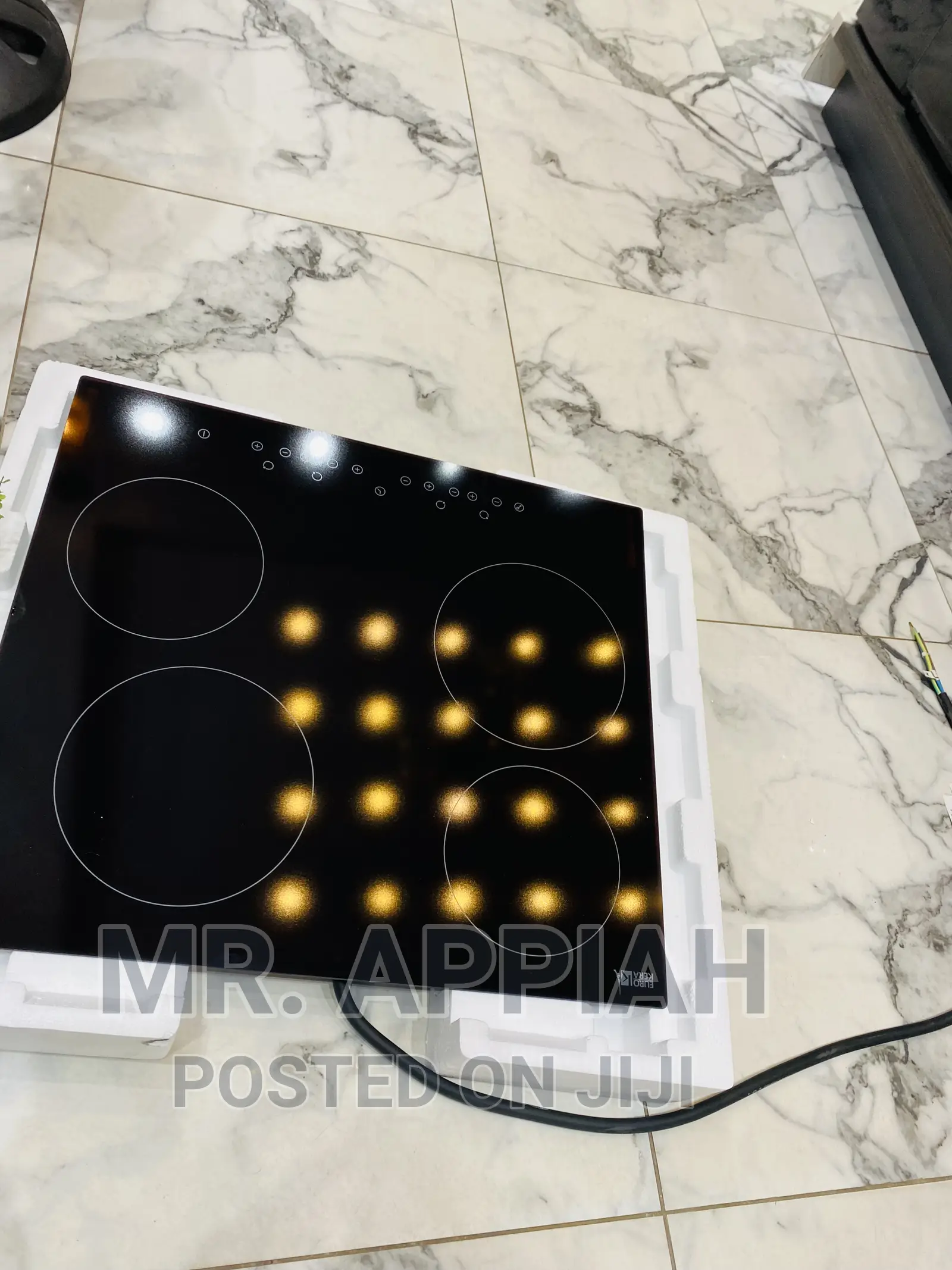 Adorable  Midea Mc -HF605 4 Electric Burner Top(Black) 