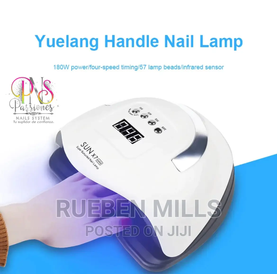 White UV Led Lamp Nail Dryer for Home or Salon Use