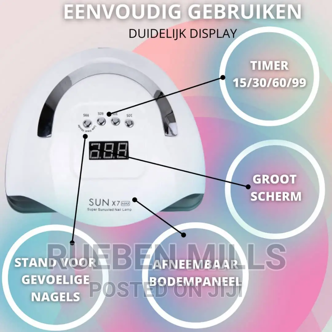 White UV Led Lamp Nail Dryer for Home or Salon Use