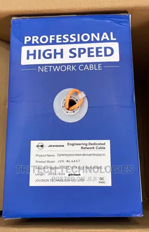 Jovision Cat6 Cable 305M (Orang Color) Cca (Copper Content)