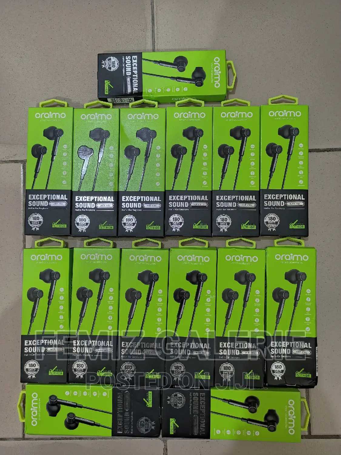 Oraimo Thor Half in-Ear Wired Earphones