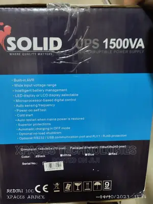 Solid 1500va ( 1.5va) Pro Line Interactive Ups Built-in Avr