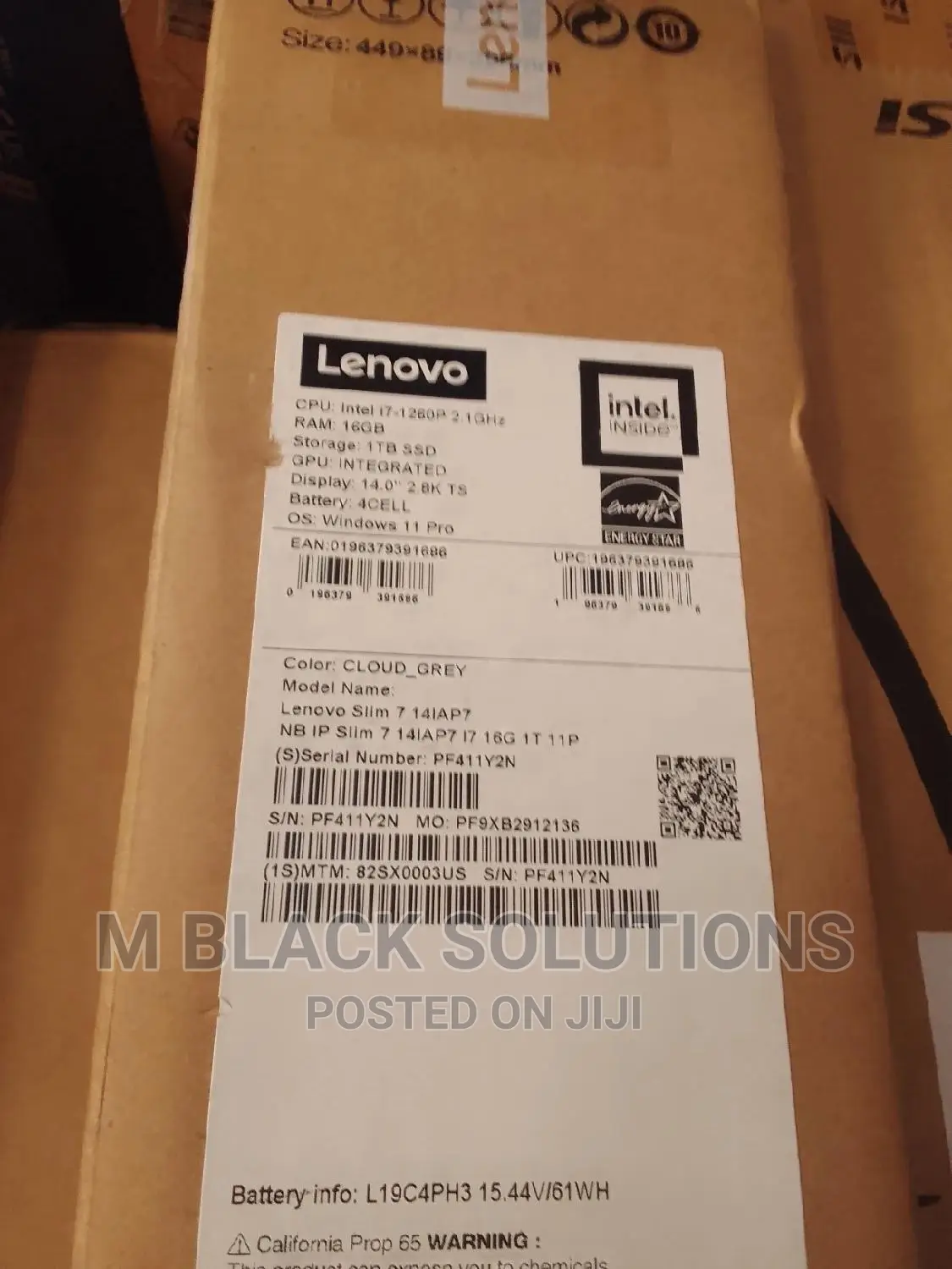 New Laptop Lenovo Ideapad 3 16GB Intel Core I7 SSD 1T