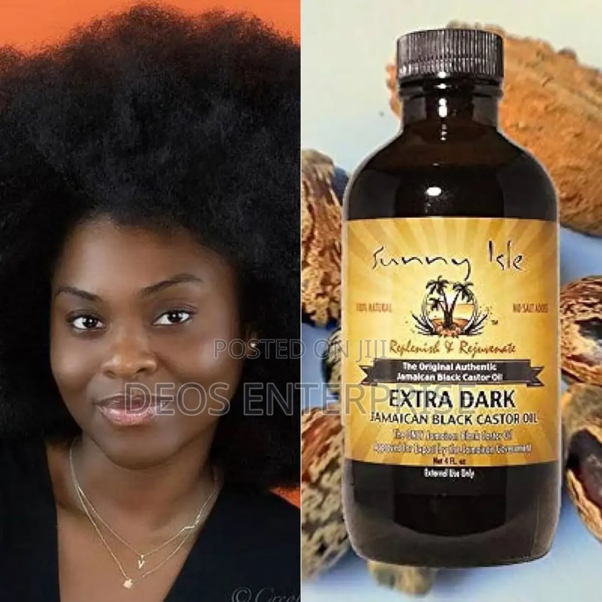 Renowned Sunny Jamaica Black Castor Oil