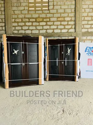 Double Entrance Turkish Heavy Security Door+All Accessories