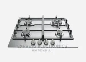 Classy Sleek Grey Inbuilt Gas Cooker Midea 4burner 60G40ME