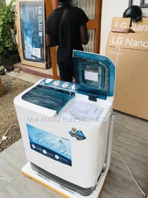 Extremely Quality Nasco Double Door Washing Machine(White) 
