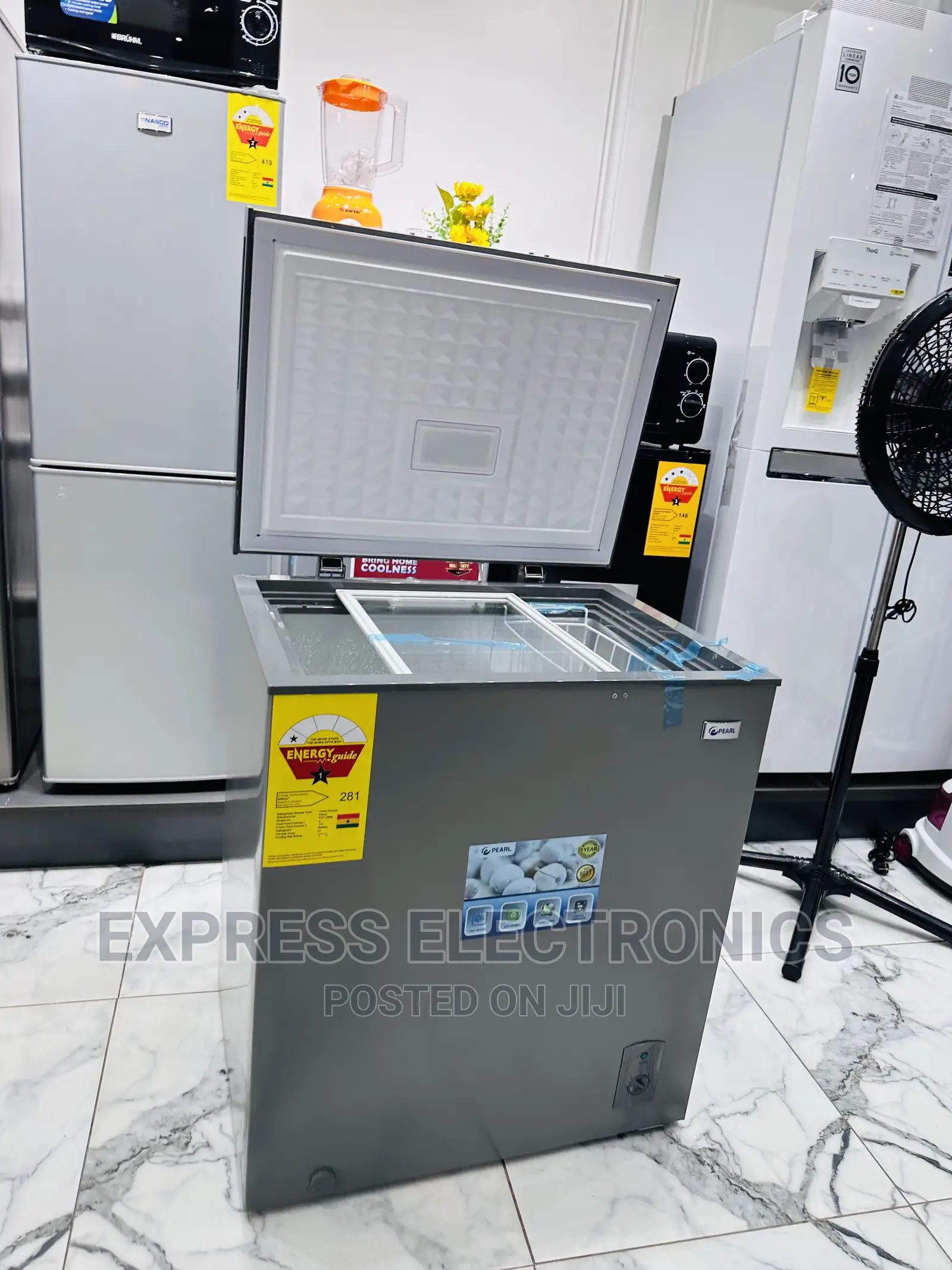 Quality Chest Freezer Pearl PCF-127 100L Single Door