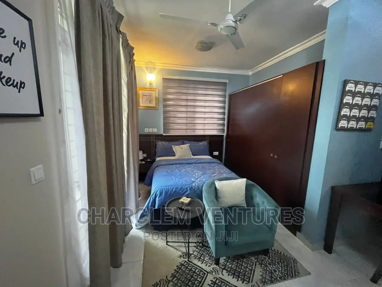 Furnished 1bdrm Apartment in Charclem Ventures, East Legon for rent