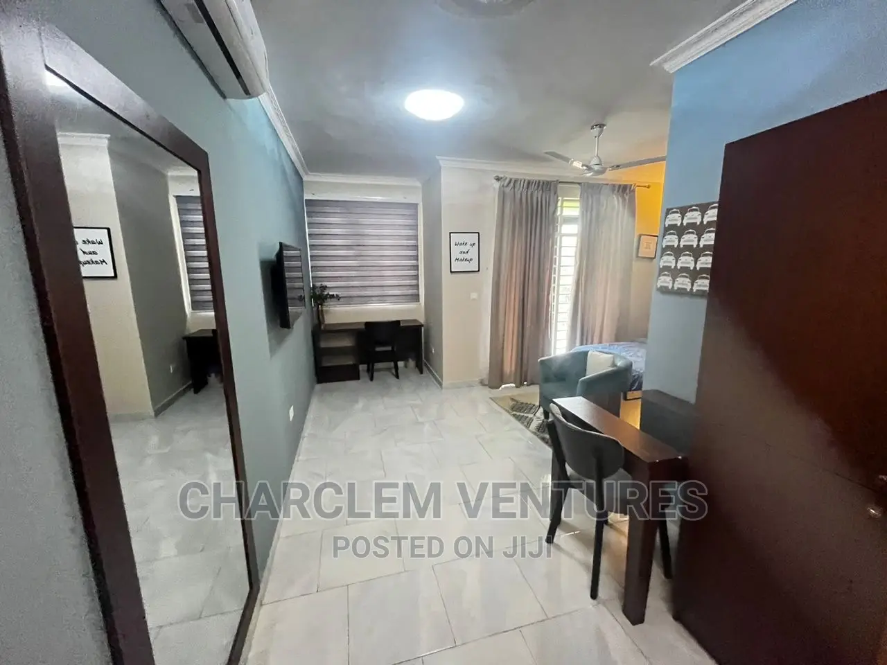 Furnished 1bdrm Apartment in Charclem Ventures, East Legon for rent