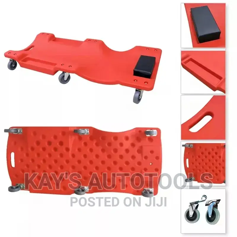 Quality Car Workshop Creeper Board With LED and Storage