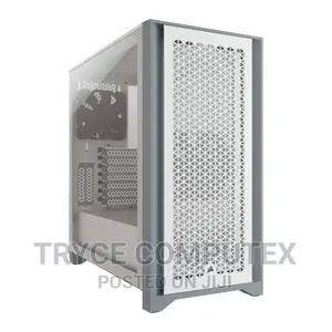 Corsair 4000d Airflow Tempered Glass Mid-Tower Atx Case Whit