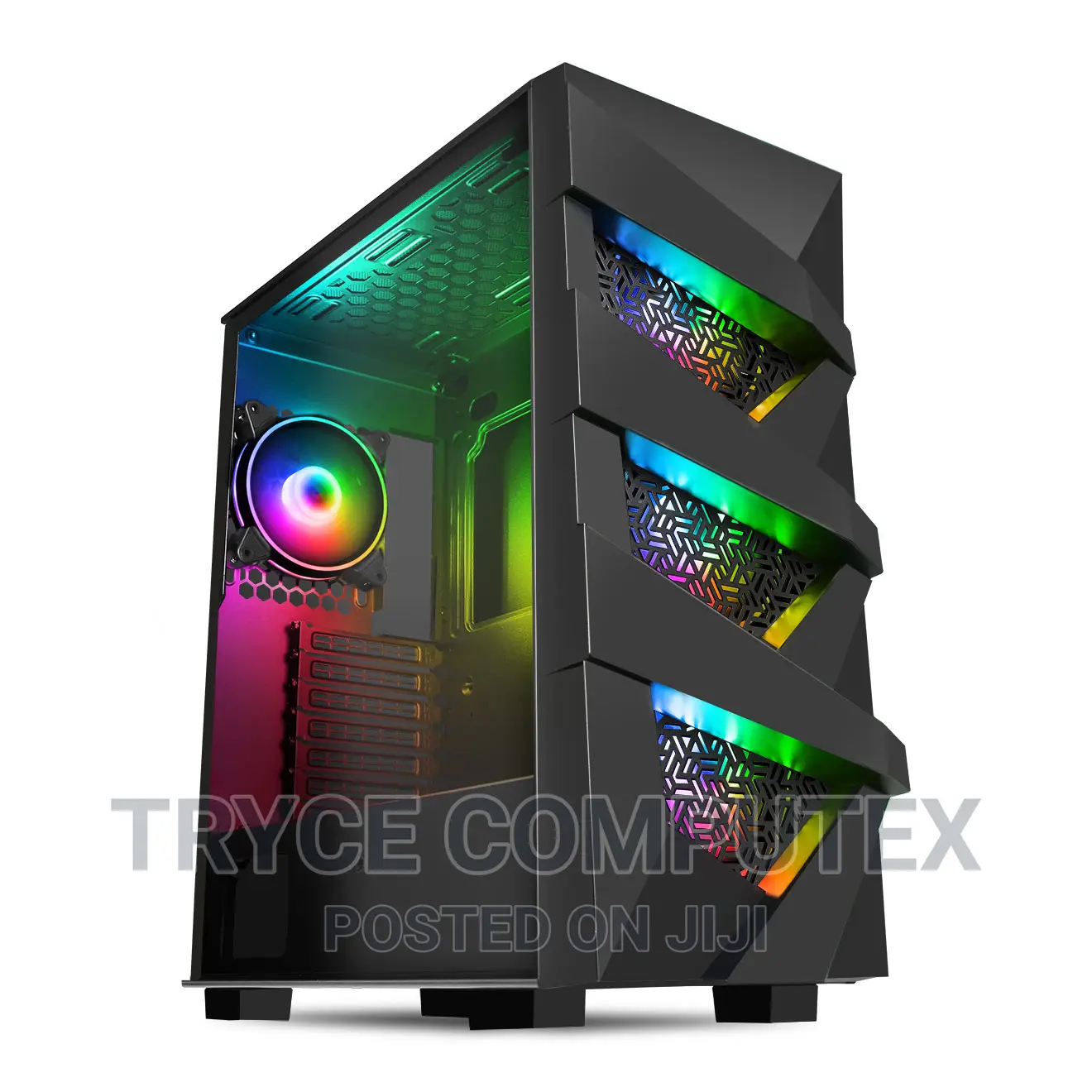 Gamemax Vengeance Windowed Mid Tower PC Gaming Case