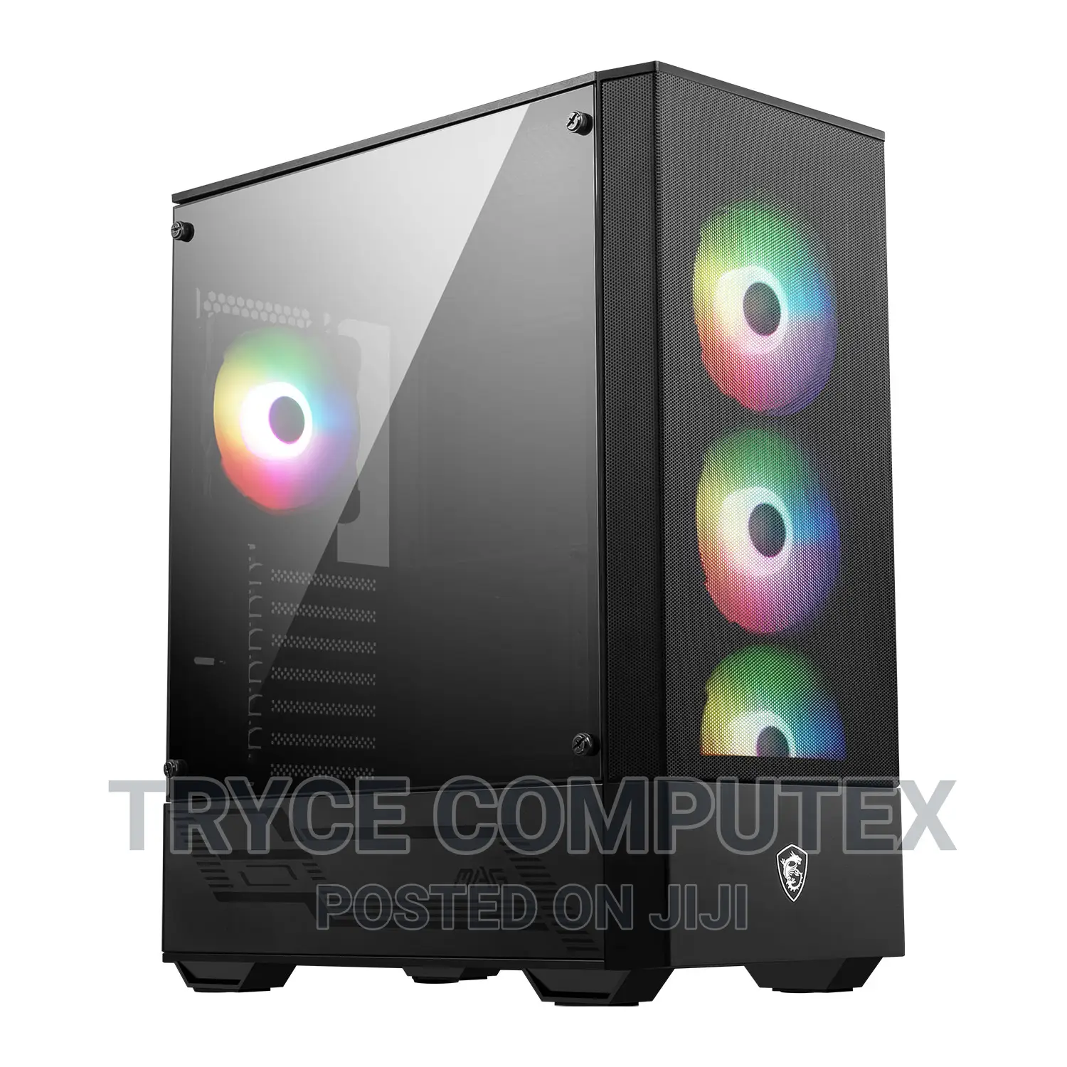 MSI MAG FORGE 112R Black Tempered Glass Mid-Tower Case