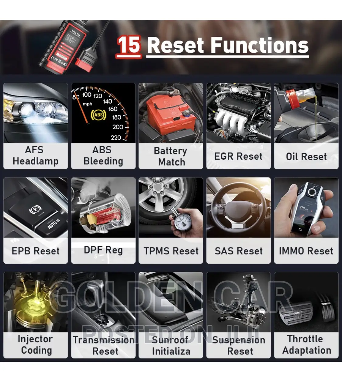 Ediag Plus OBD2 Car Diagnostic Scanner