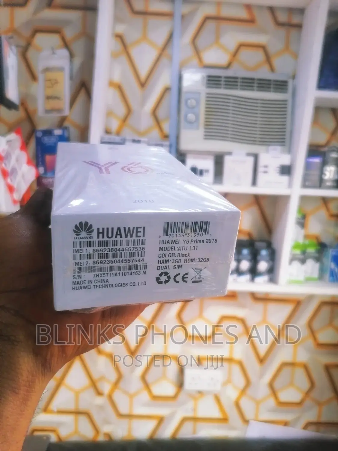 New Huawei Y6 Prime 32 GB Black