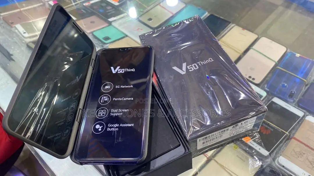 New LG V50 ThinQ 128 GB Black