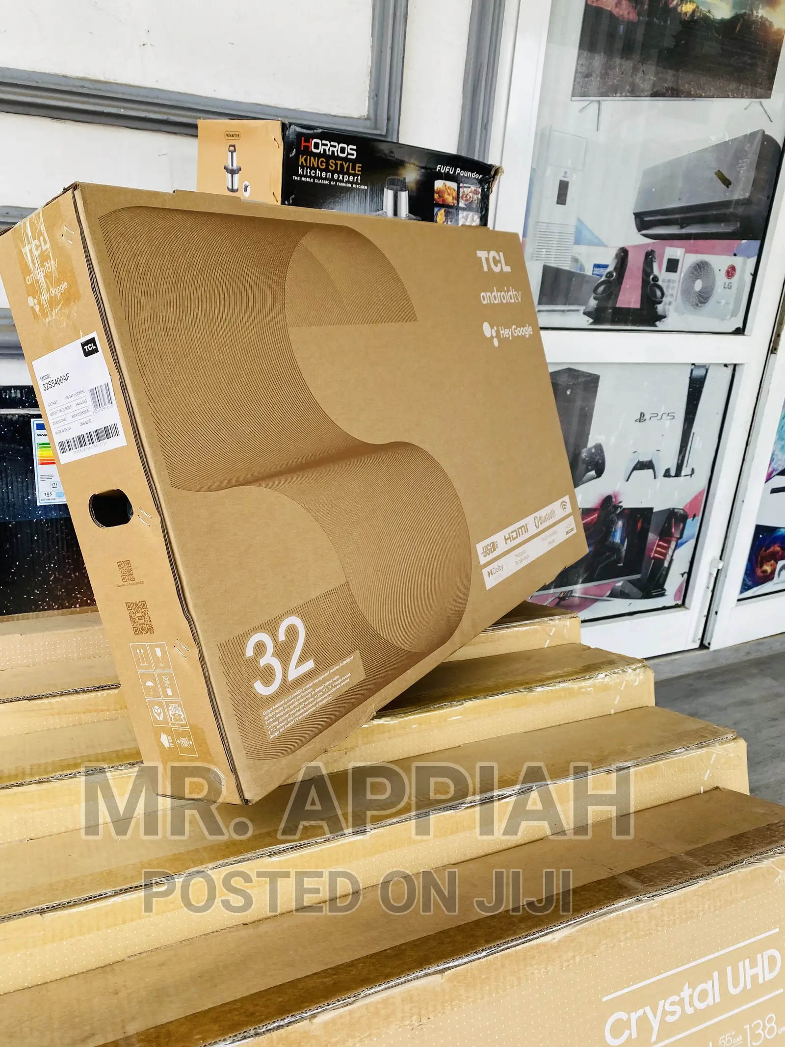 Unique TCL 32 Inch 32S5400 HDR Google Tv(Black) 
