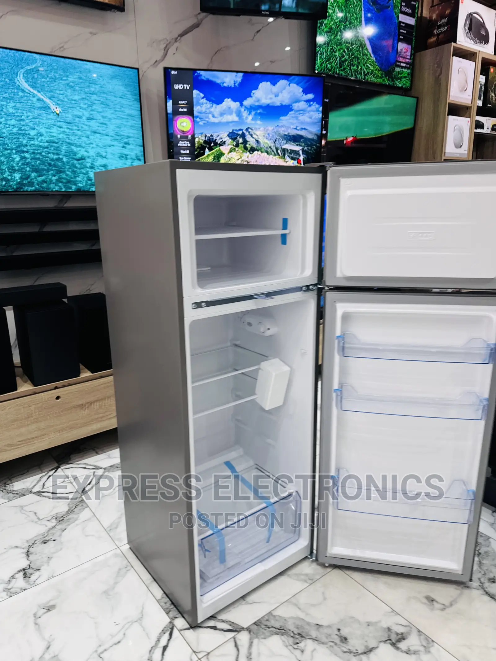 Look Very Stylish Pearl Double Door Fridge 205L