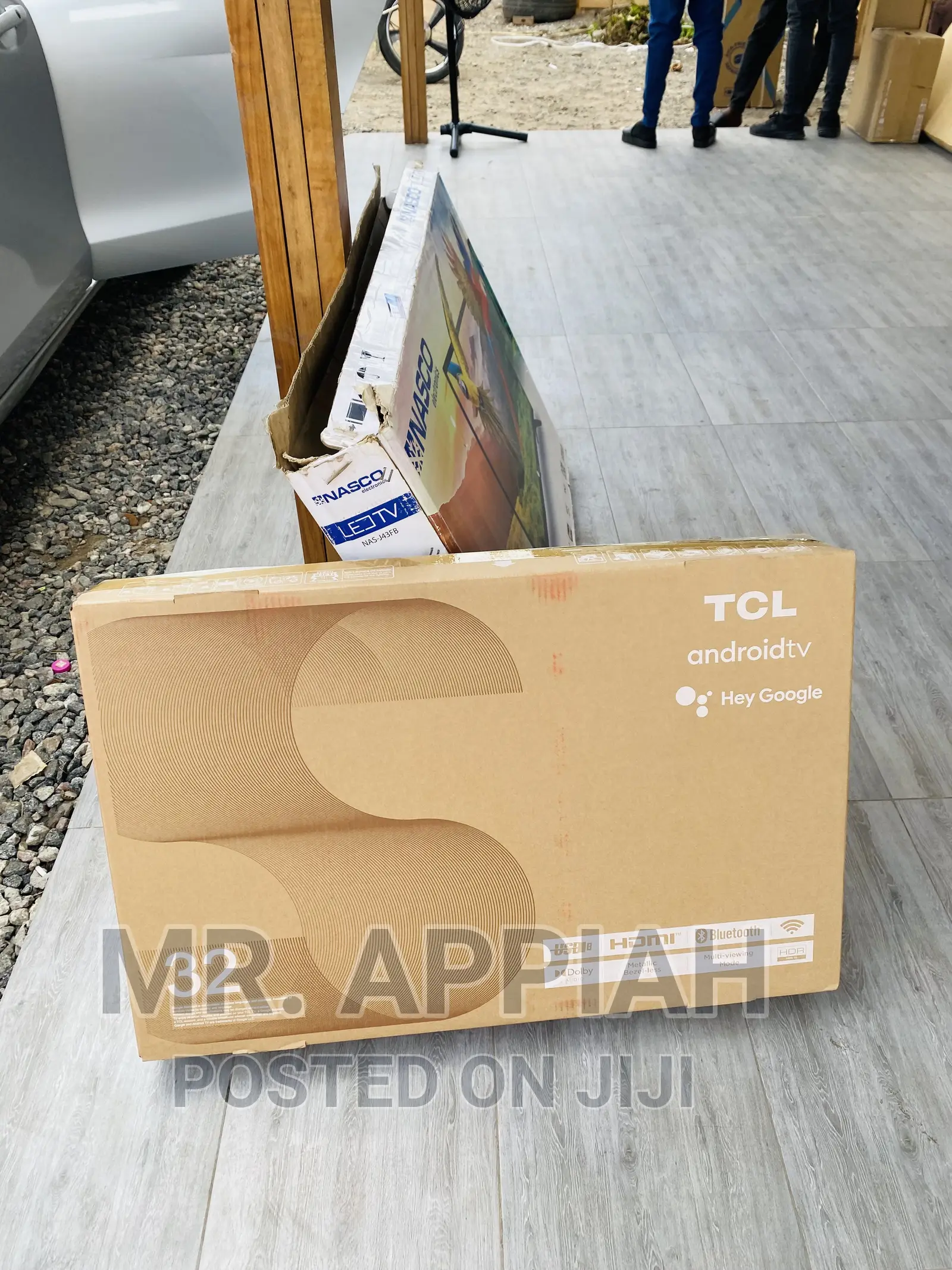 Edgeless Frame TCL 32 Inch HDR Google Tv(32S5400)Black 