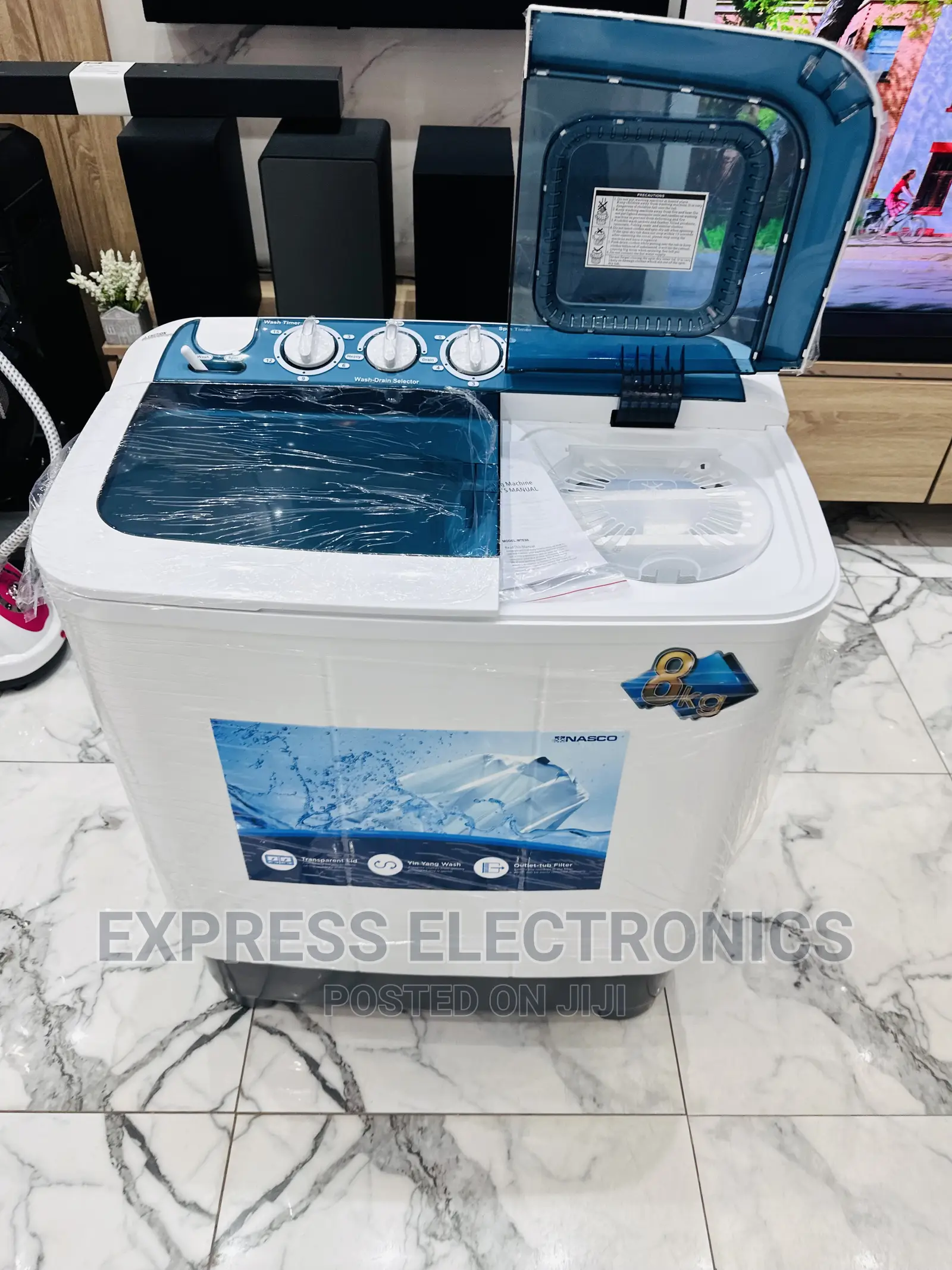 No.1 Best Choice to Buy Washing Machine Nasco 8kg Topload