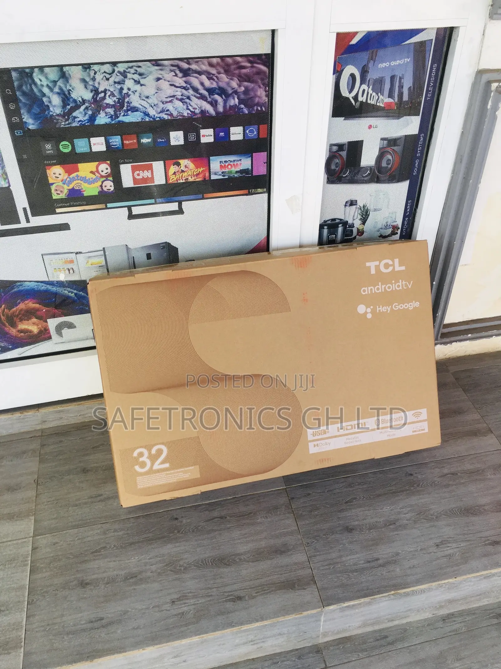 S5400 TCL Electric 32 Inches Glossy Black Smart Black Tv