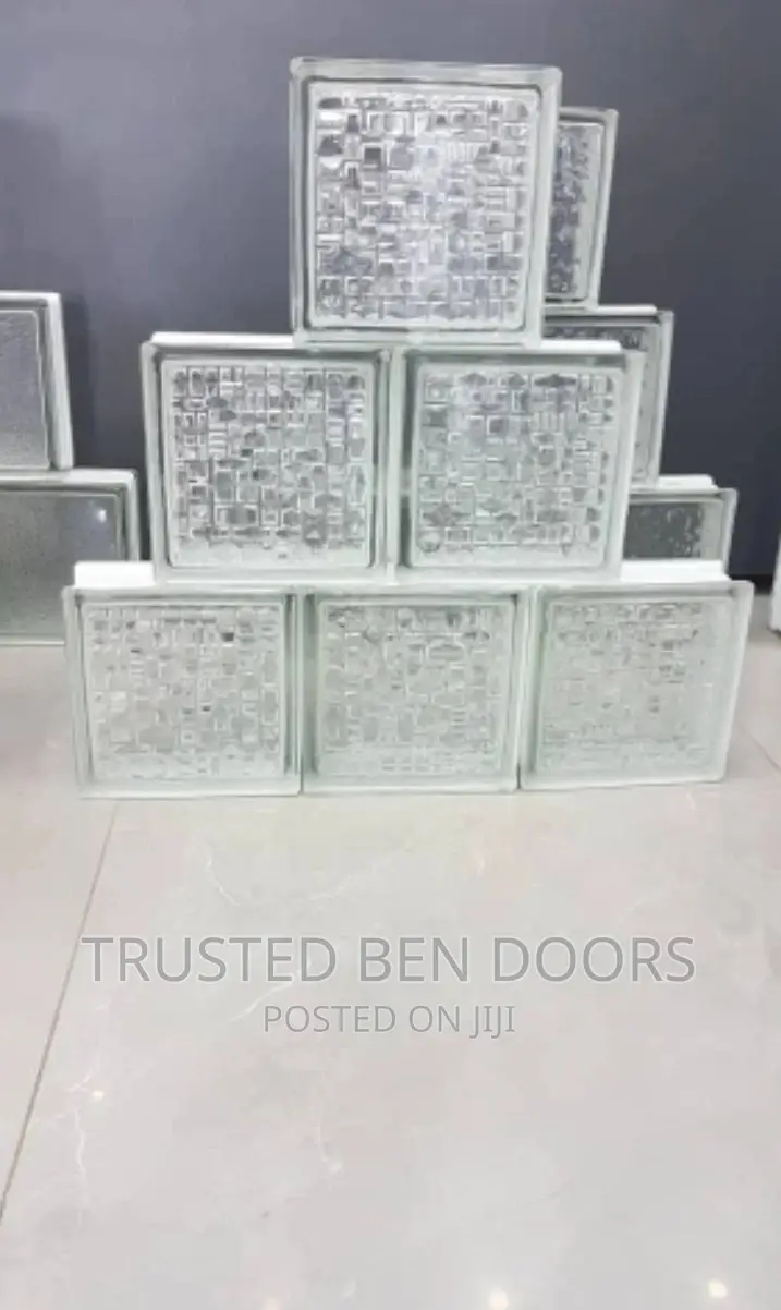 Glass Designed Block For Buildings