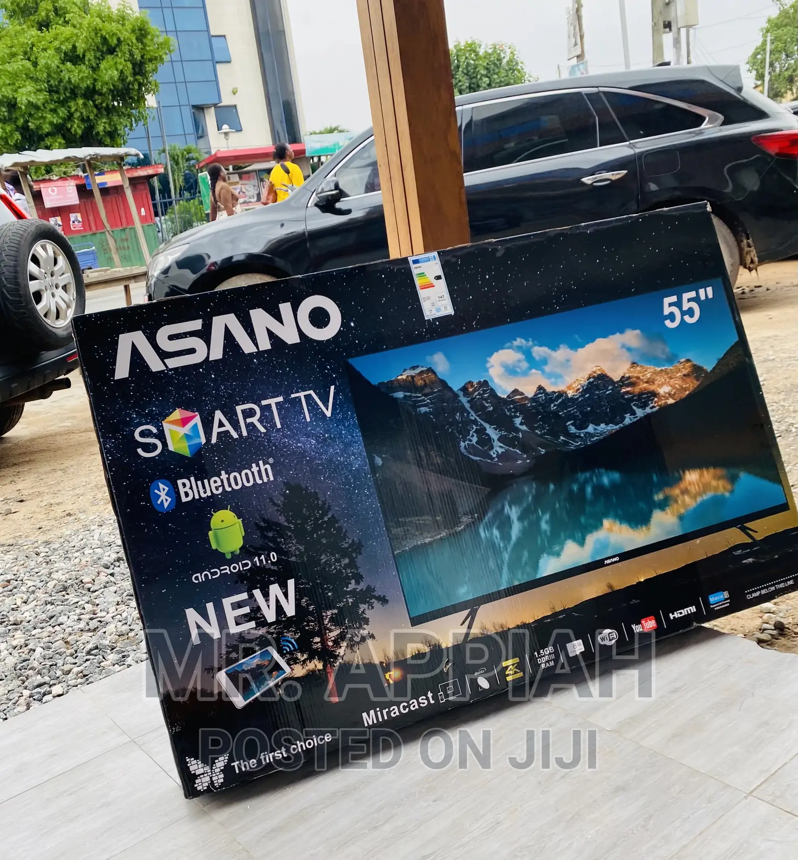 Shop Reliable Asano 55 Inch Uhd Smart Bluetooth Tv(Black).