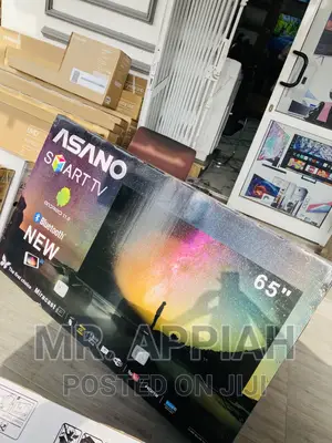 Shop New Asano 65 Inch Uhd Smart Bluetooth Tv(Black)