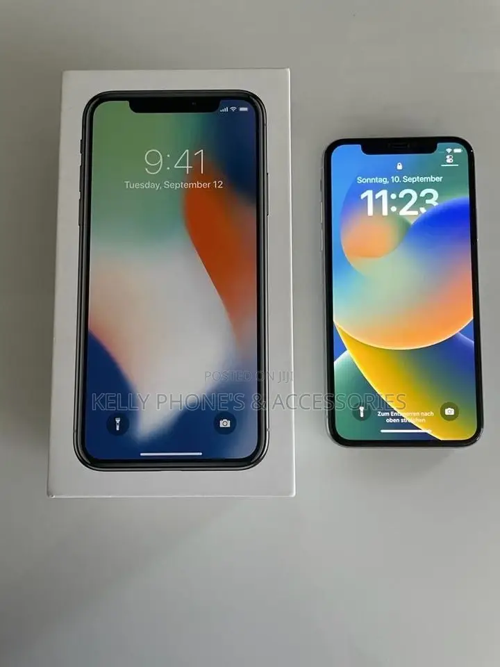 New Apple iPhone X 256 GB Black