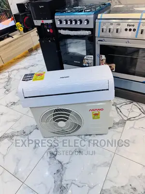Sleek Durable Split Asano R410 Gas 1.5hp AC White