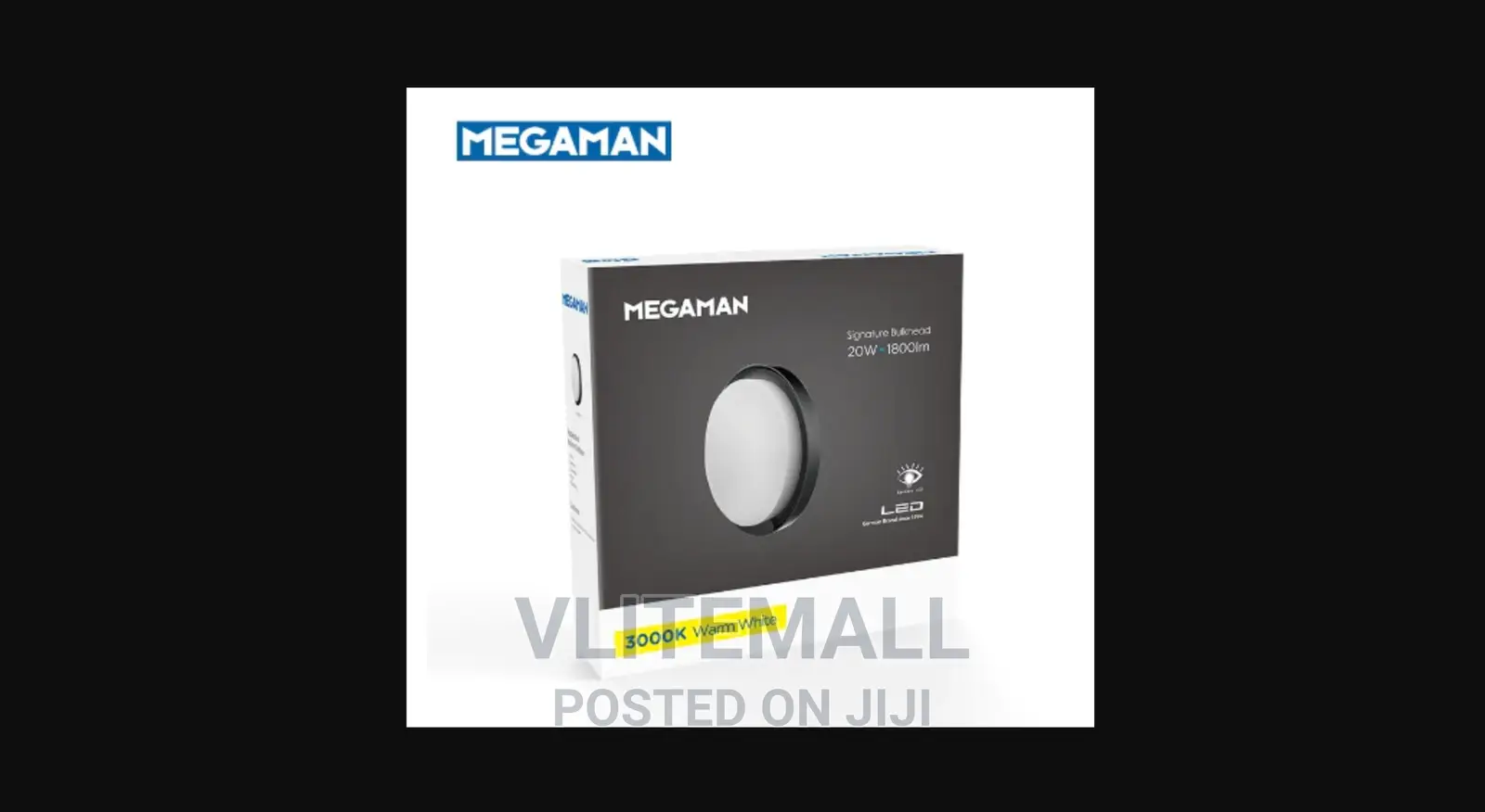 Megaman LED Wall Lamp - Round