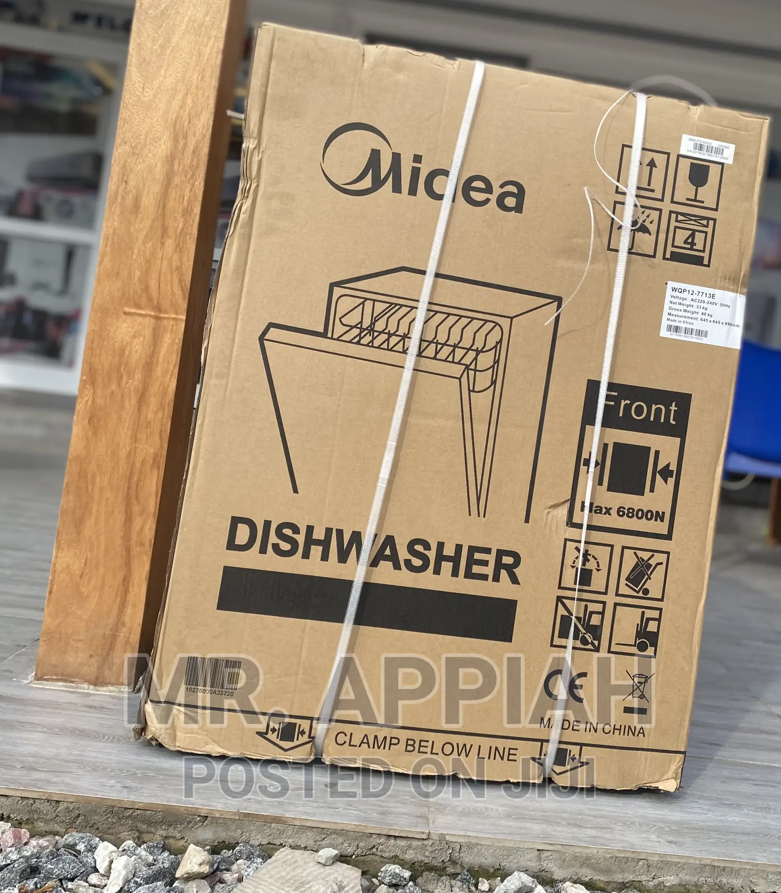 Shop Quality Midea Electric Dishwasher(WQP12-7713E)Silver 