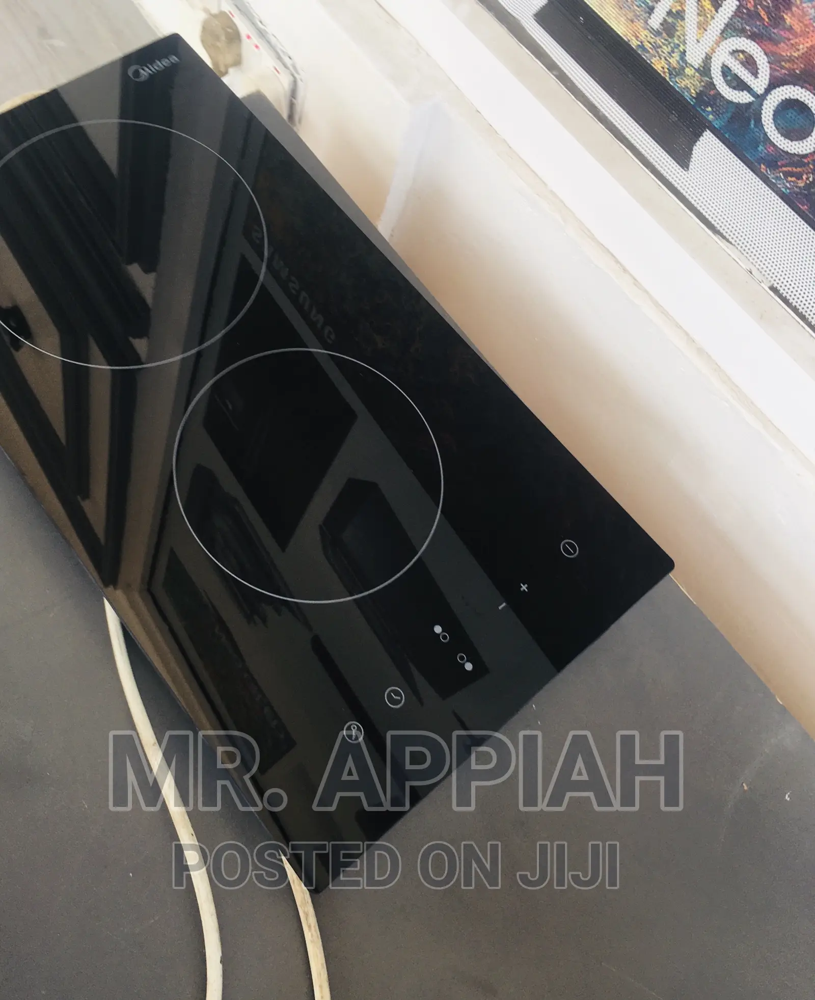 Shop Reliable Midea MC-HD301 2 Electric Cooker Hob(Black).