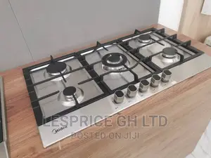 Quick Start~Built in Midea 5 Burner Gas Cooker