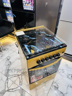 Cool  Best Gas Cooker 50/50 Gold Color Oven 4burner