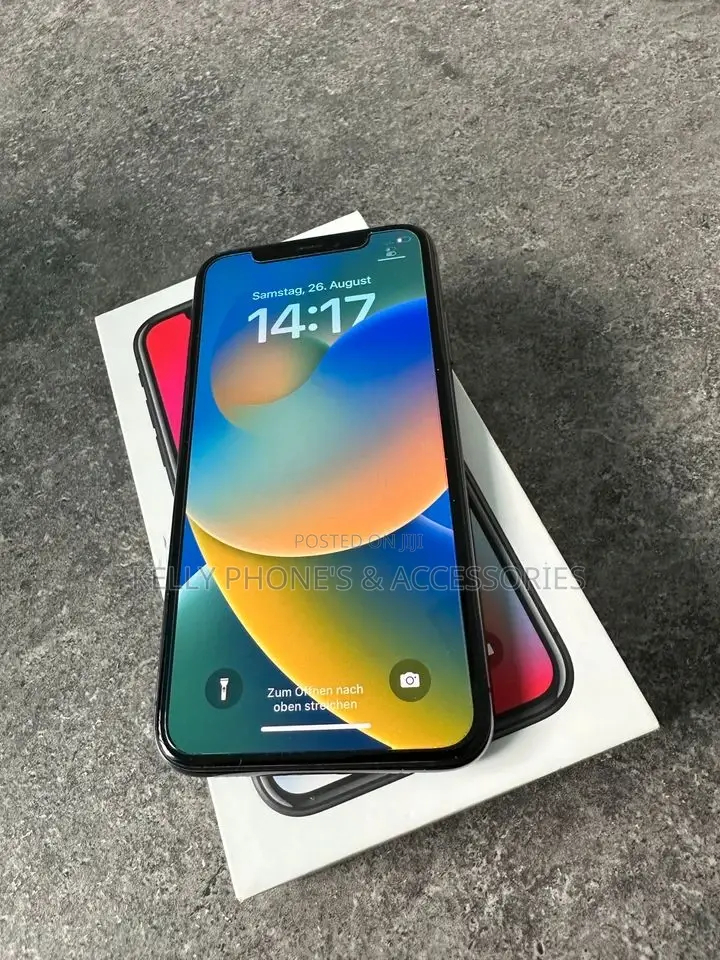 New Apple iPhone X 256 GB Black