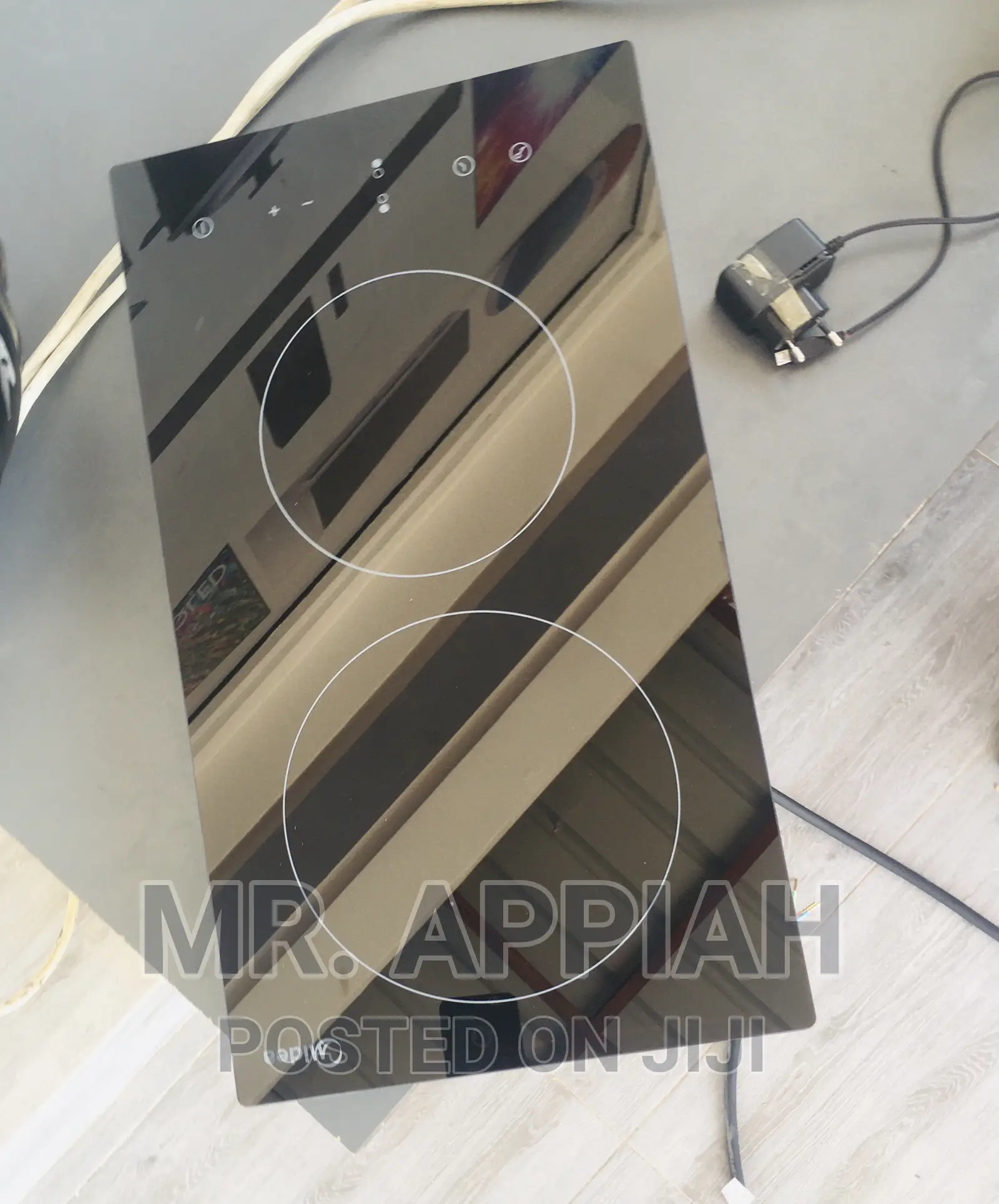 Elegant Black Midea in-Built2 Electric Burner Hob(MC-Hd301)