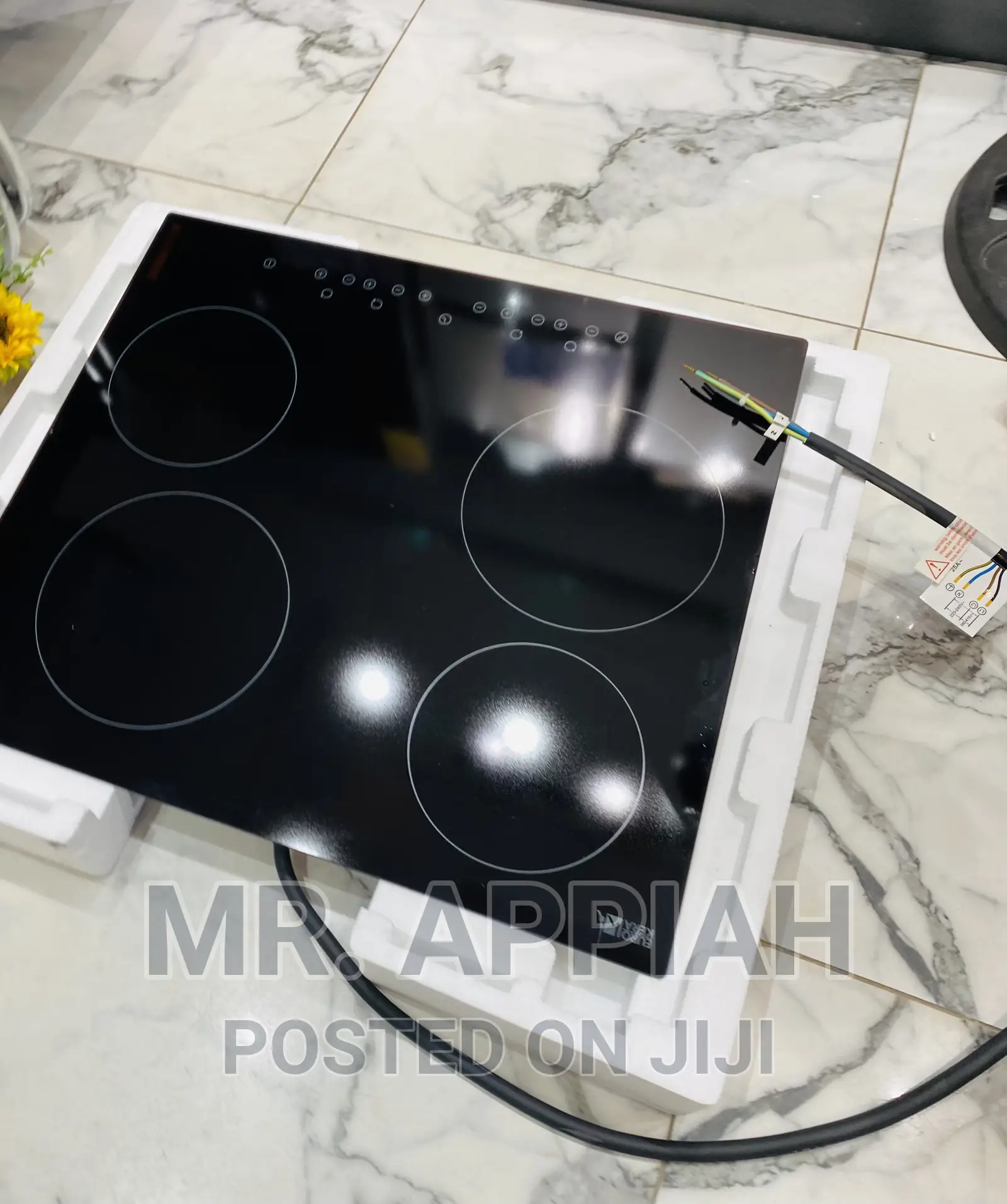 Quality Midea in-Built 4 Electric Burner Top(MC-HF605)Black