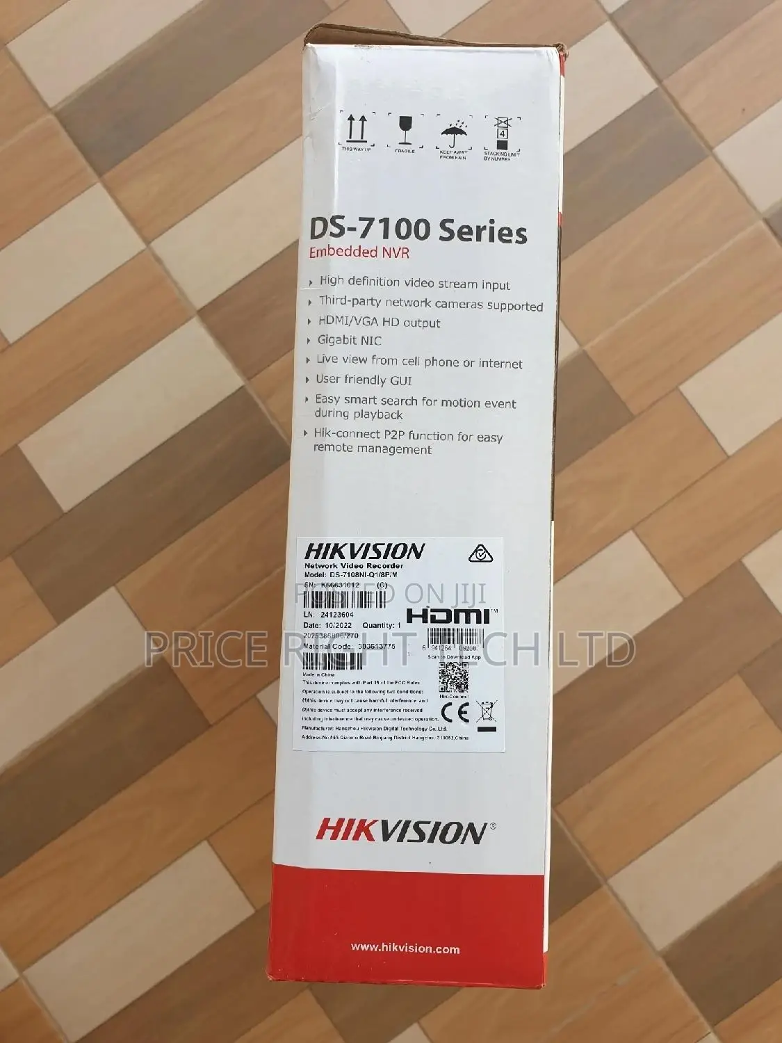 4 Channel 1u 4 Poe NVR Ds-7104ni-Q1/4p/M
