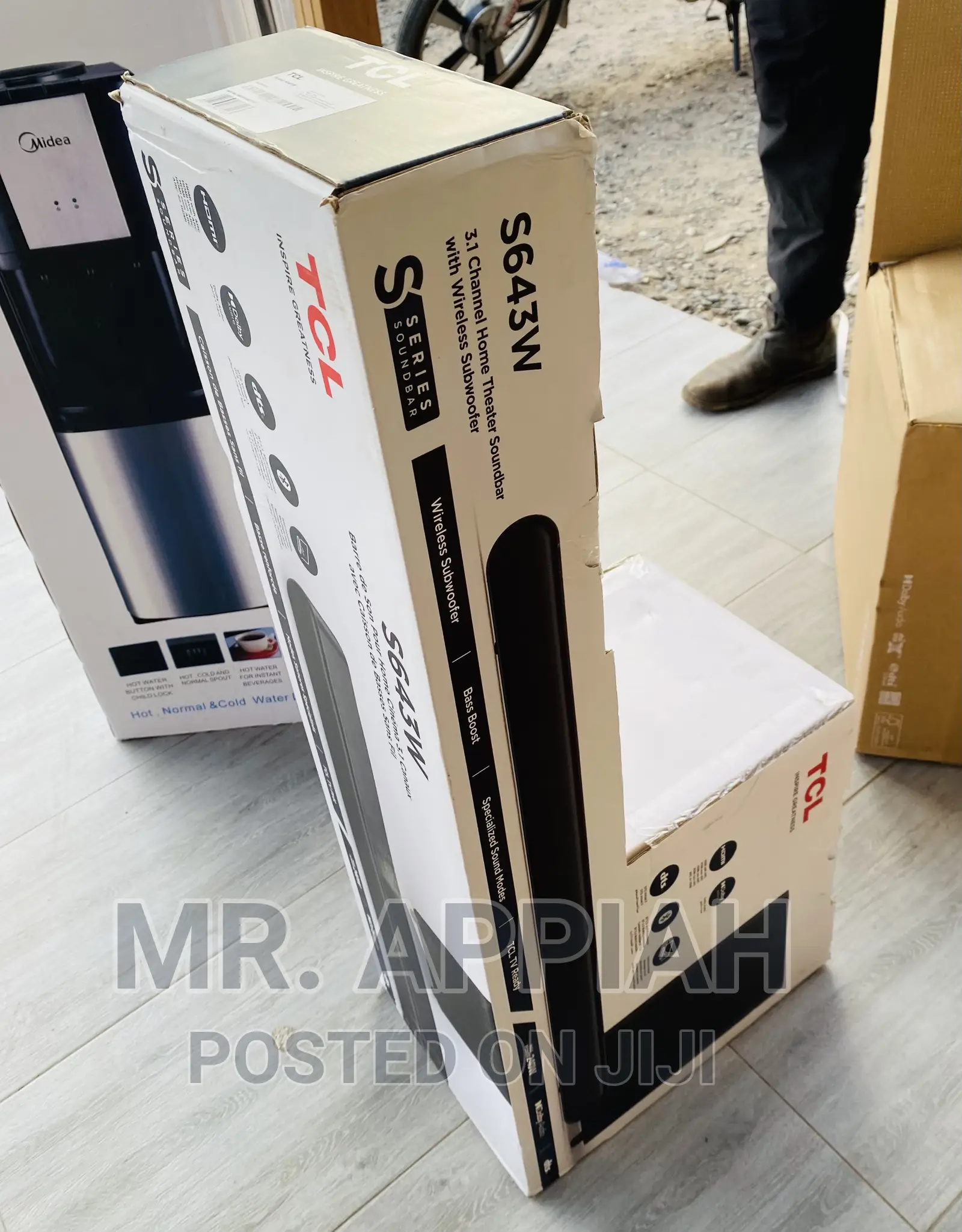 Energy Sufficient TCL 3.1channel Bluetooth Sound Bar(S643W)