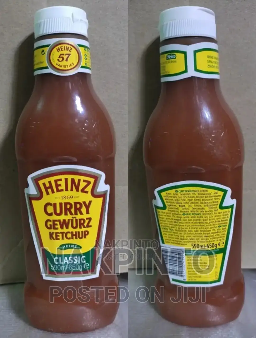 Heinz Curry Gewurz Ketchup Classic