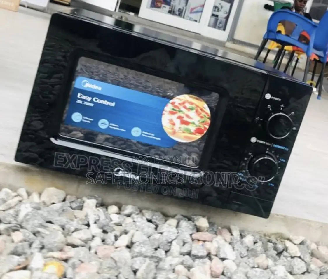 Black Midea Electric Microwave MM720CFB  Countertop