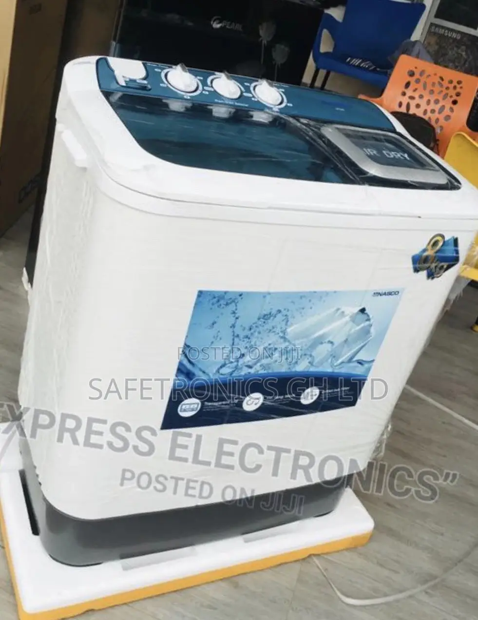 Washingmachine Nasco 8kg Topload Semiautomatic Electric