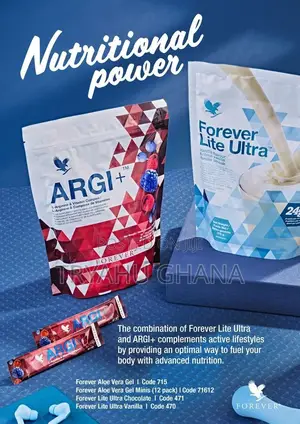New Forever 2in1 Nutritional Power Argi+ And Ultra Lite